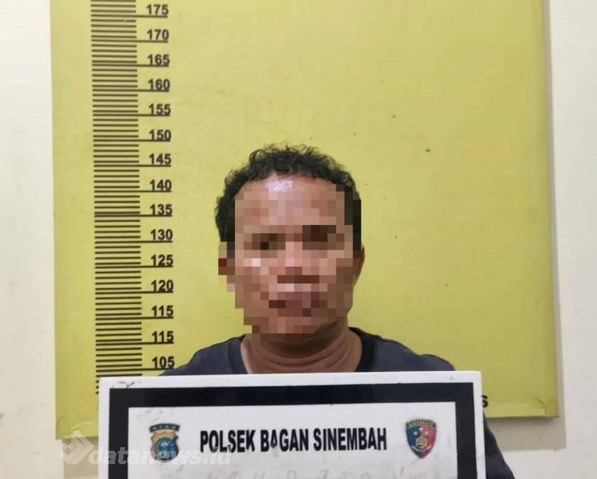 Polsek Bagan Sinembah Gerebek Rumah di Kebun Sawit, Terduga Pengedar Sabu Ditangkap