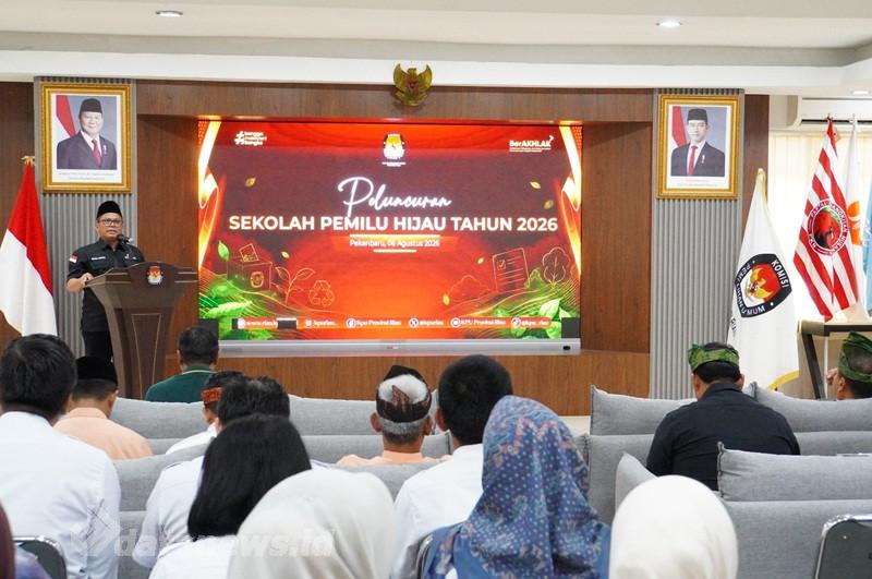 KPU Provinsi Riau Luncurkan Sekolah Pemilu Hijau 2026, Perkuat Pendidikan Pemilih Berwawasan Lingkungan